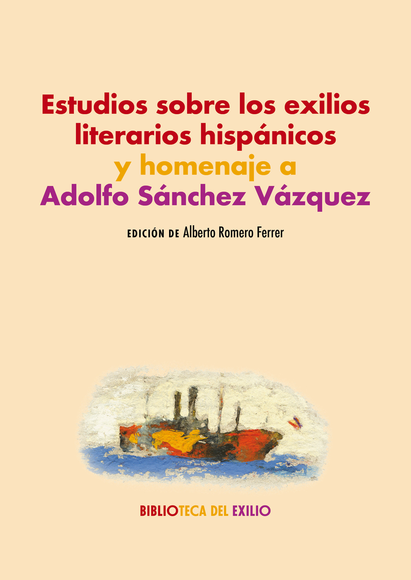 Estudios sobre los exilios literarios hispánicos: portada